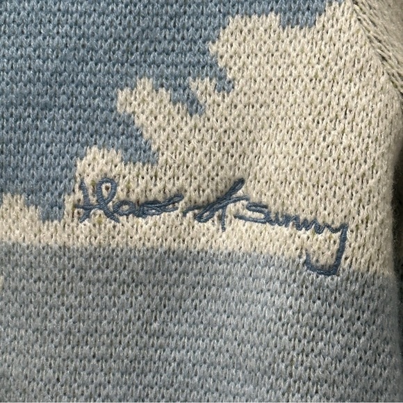 HOUSE OF SUNNY Day Dreamer Graphic-Print Knitted Cardigan Size 4 - Picture 8 of 14